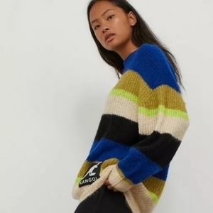 KANGOL x H&M Oversized Stripe Sweater blogger fave